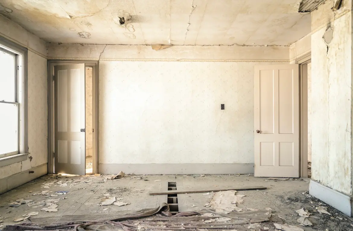 Waste disposal crew managing a cleanout project in Punxsutawney